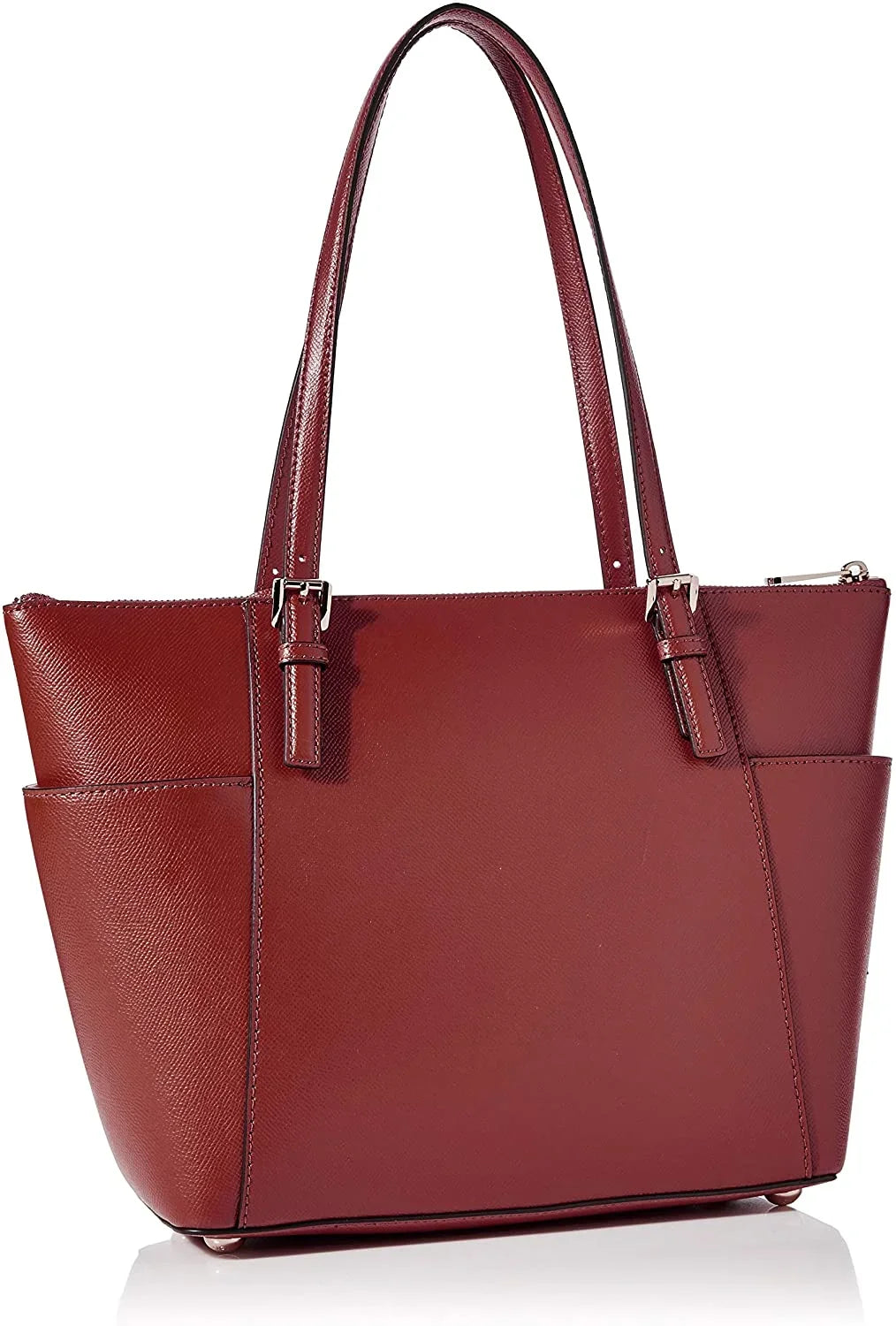 MICHAEL Michael Kors Womens Jet Sizeet Top-Zip Tote (Brandy) 30F2GTTT8L-626