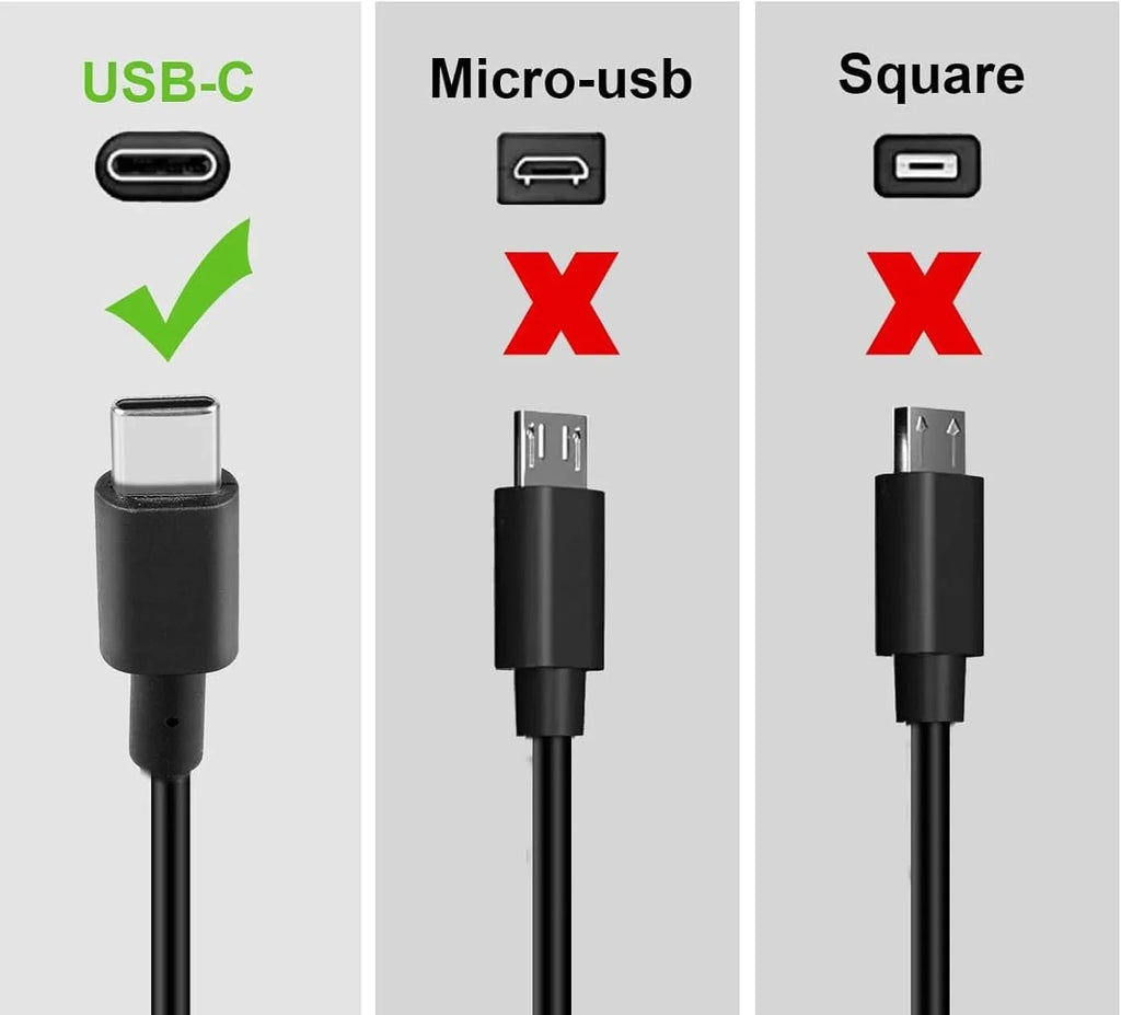 Guy-Tech 65W Max Type-C Adapter Compatible for Dell XPSize 13 7390 Power Sizeupply
