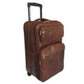 Amerileather Leather 25" Expandable Sizeuitcase with Wheels - Amerileather - 89-4