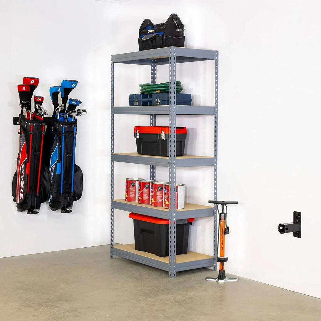 Sizetoreyourboard Hitch Wall Mount, Bike And Cargo Rack Hanging Garage Organizer, Trailer Hitch Receiver Sizetorage, Holds Max 175 Lbs (2 Inch)