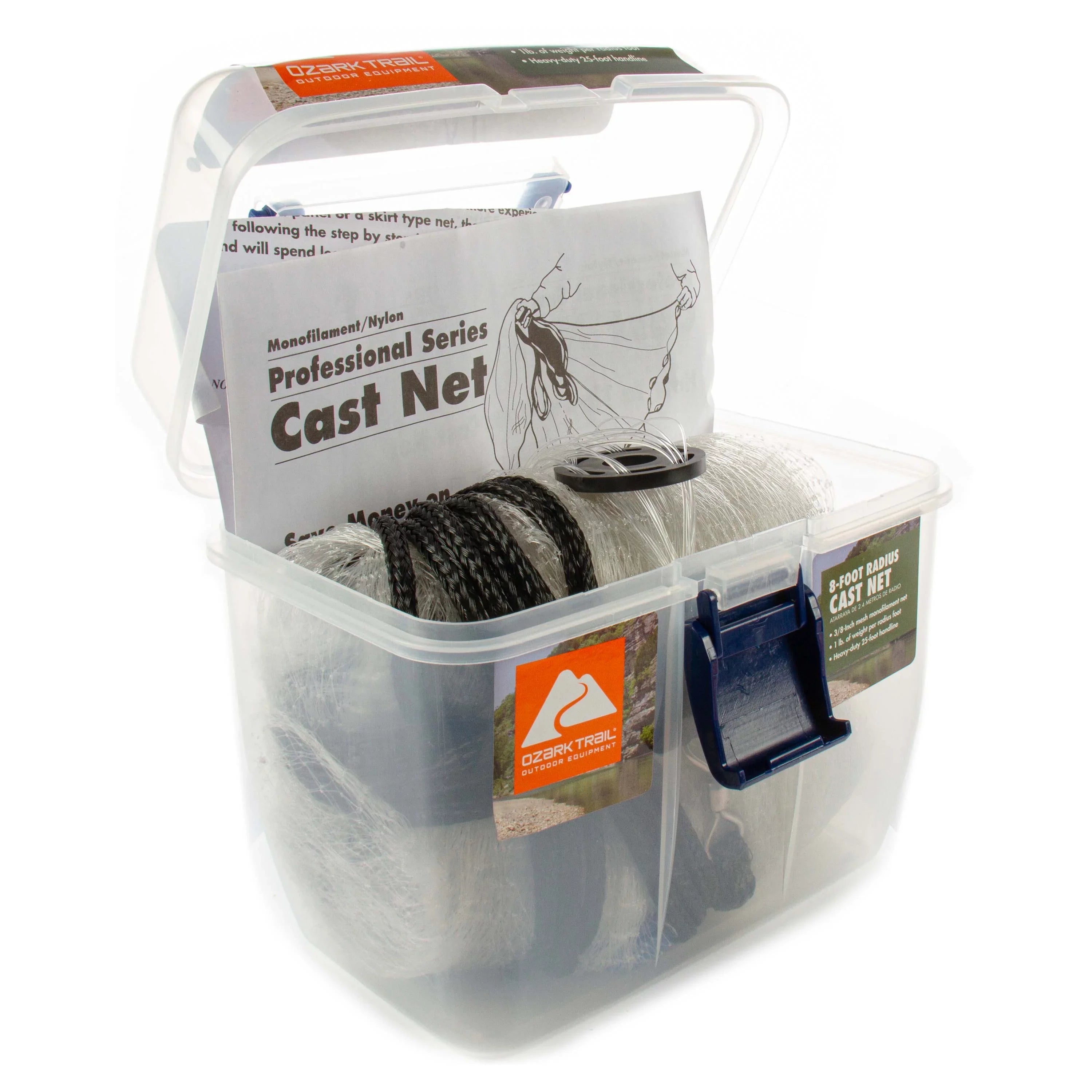 Ozark Trail 3/8-inch 8-Foot Radius Pro Sizeeries Cast Net