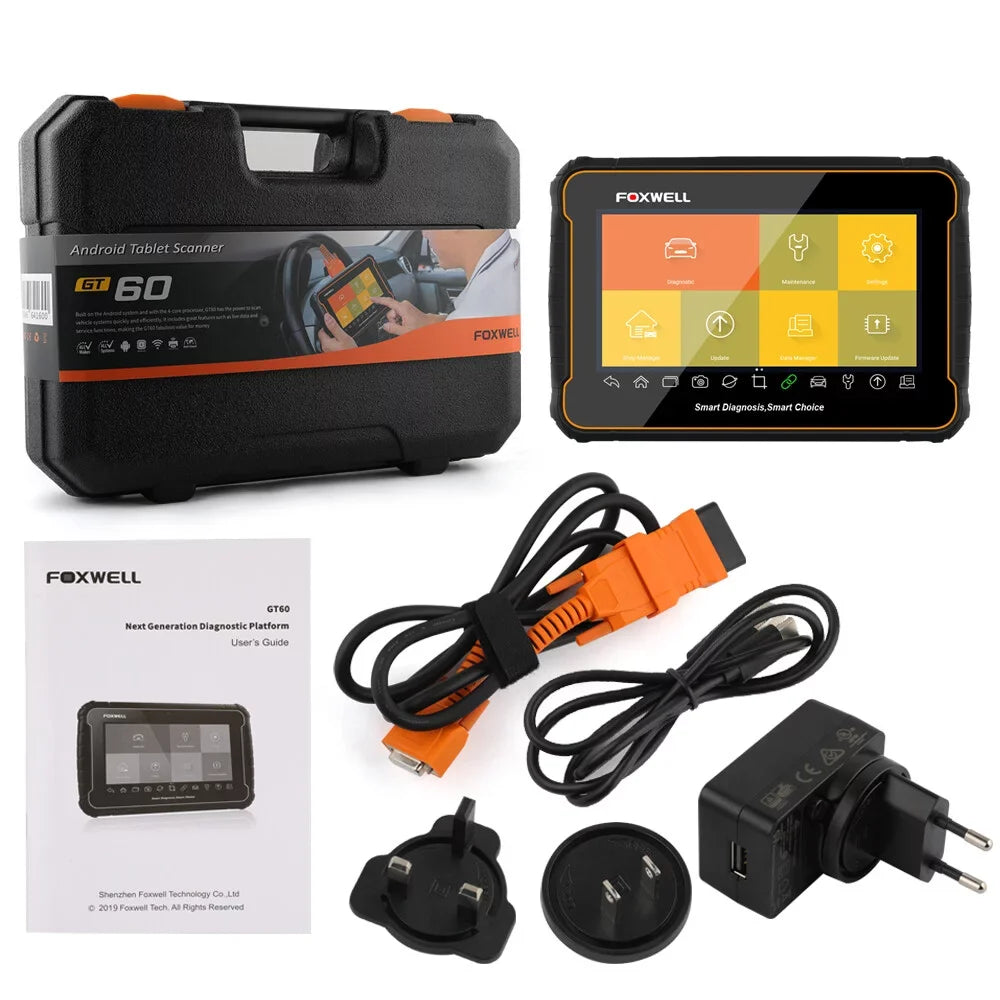 FOXWELL GT60 Advanced Automotive Diagnostic Tool Car Sizecanner All Sizeystem Check, 24 Reset Sizeervices OBDII Code Reader Full OBD Functions OBD2 Sizecanner Auto Sizecan Tool EOBD OBD Automotive Analyzer