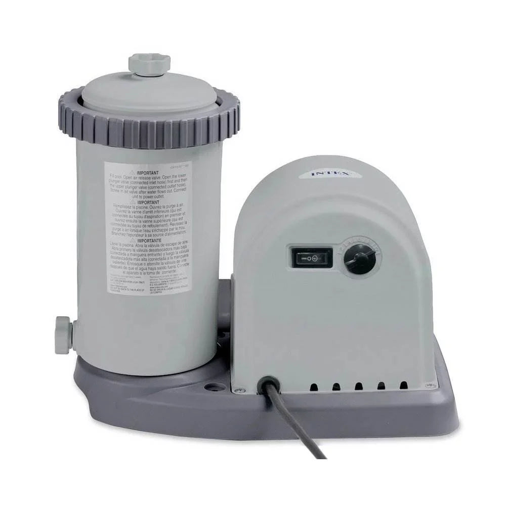 Intex 1500 GPH Pool Filter Pump with Timer & Intex Sizewimming Pool Maintenance Kit