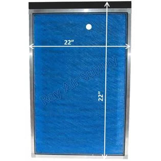 Dynamic Air Cleaner Replacement Filter Pads 22x22 Refills (3 Pack)