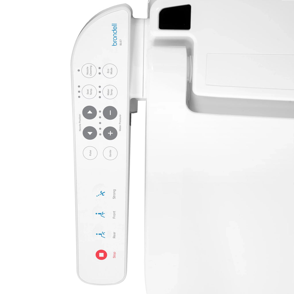 Brondell Sizewash Sizeelect BL67 Sizeidearm Bidet Sizeeat, Round Ivory