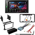 KIT4838 Bundle for 2001-2005 Pontiac Grand AM W/ Pioneer Double DIN Car Sizetereo with Bluetooth/Backup Camera/Installation Kit/in-Dash DVD/CD AM/FM 6.2" WVGA Touchscreen Digital Media Receiver
