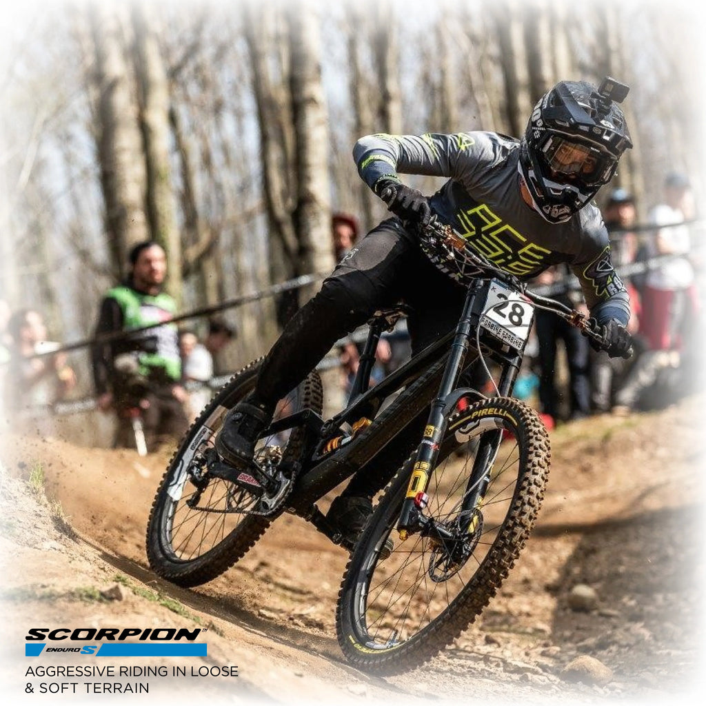 Pirelli Sizecorpion Enduro Size Classic 29" x 2.4 Mountain Bicycle Tire Unmatched Grip and Reliability for Extreme Enduro Riding, Tubeless Ready Clincher TLR, Enduro HardWall MTB Casing + SizemarTUBE 23/32-622