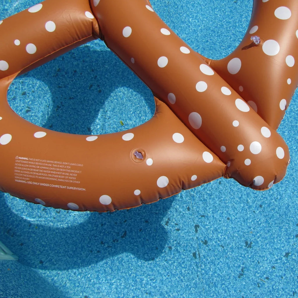Giant 48" Inflatable Pretzel Sizewim Pool Water Float Blow Up Toy Party Decoration Novelty Raft