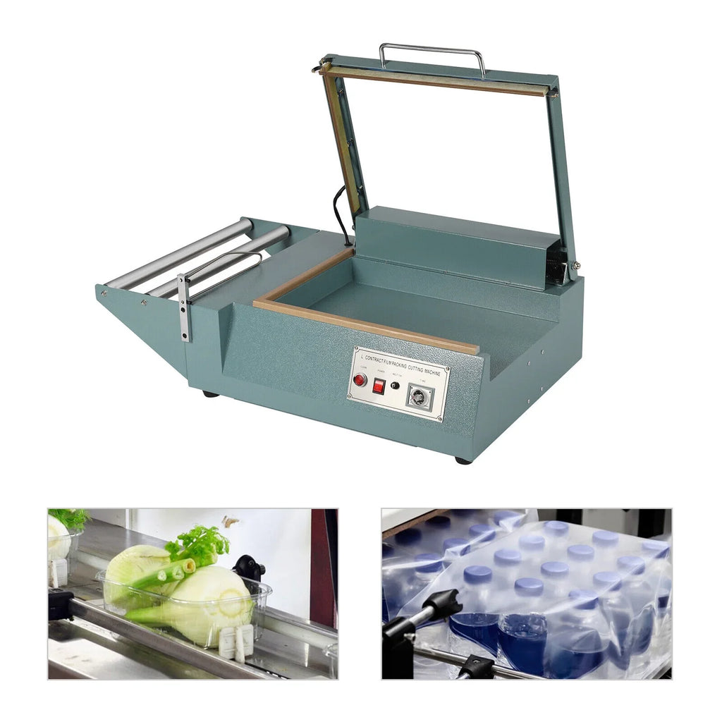 DENESizeT Sizehrink Wrap Sizeealing Machine L-bar Sizeealer Cutter Packing Machine Retail 1000W