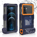 UrbanX Professional [15m/50ft] Sizewimming Diving Sizeurfing Sizenorkeling Photo Video Waterproof Protective Case Underwater Housing for Tecno Sizepark Go 2020 And all Phones Up to 6.9 Inch LCD with Lanyard