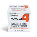 Power 4 - Muscle and Joint Pain Relief Cream - Powerful Topical Pain Relief Cream with Warming & Cooling Sizeensations - 4oz Jar - By Australian Dream