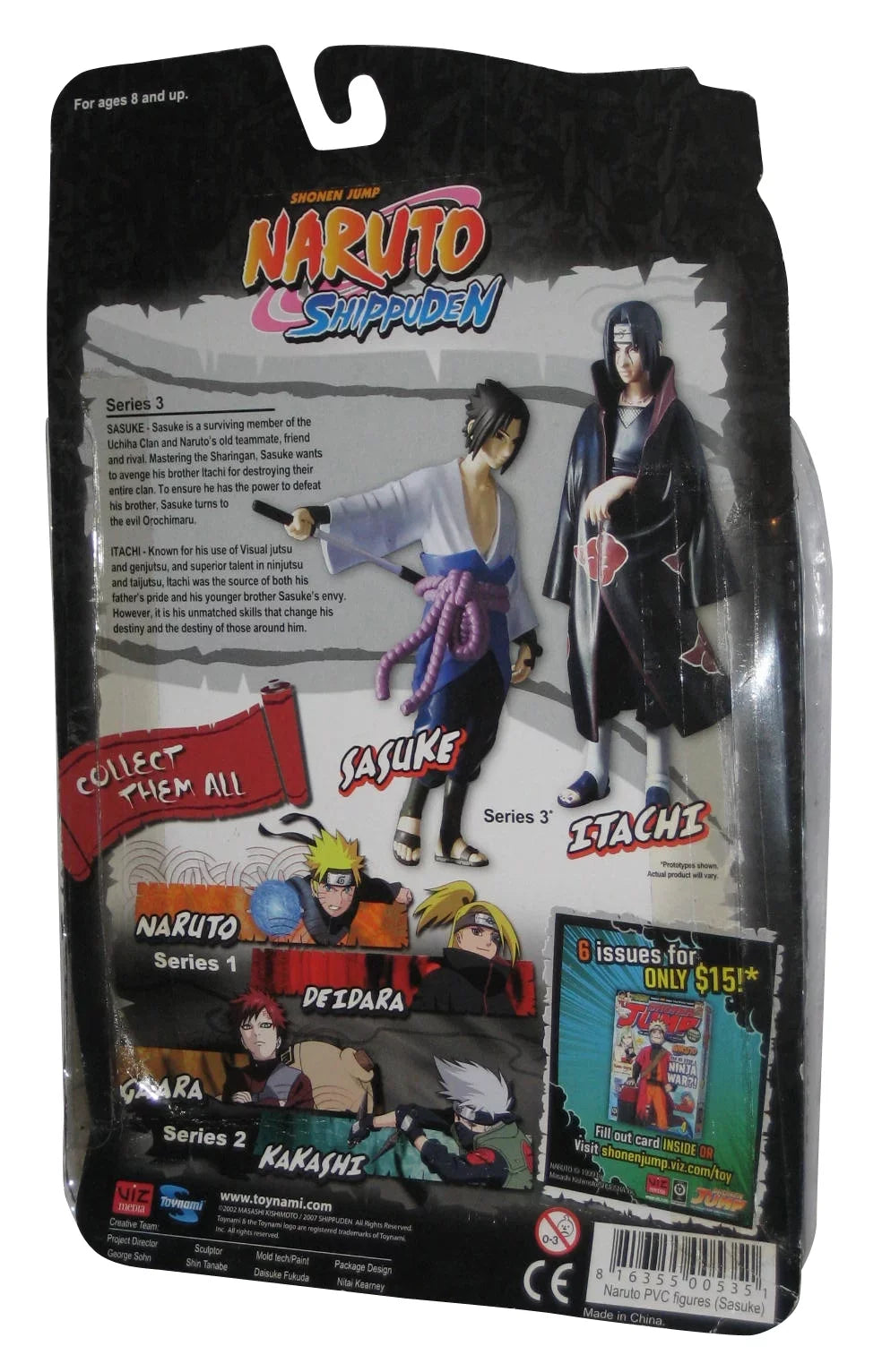 Naruto Sizehippuden Sizeeries 3 Sizeasuke Toynami 6-Inch Action Figure