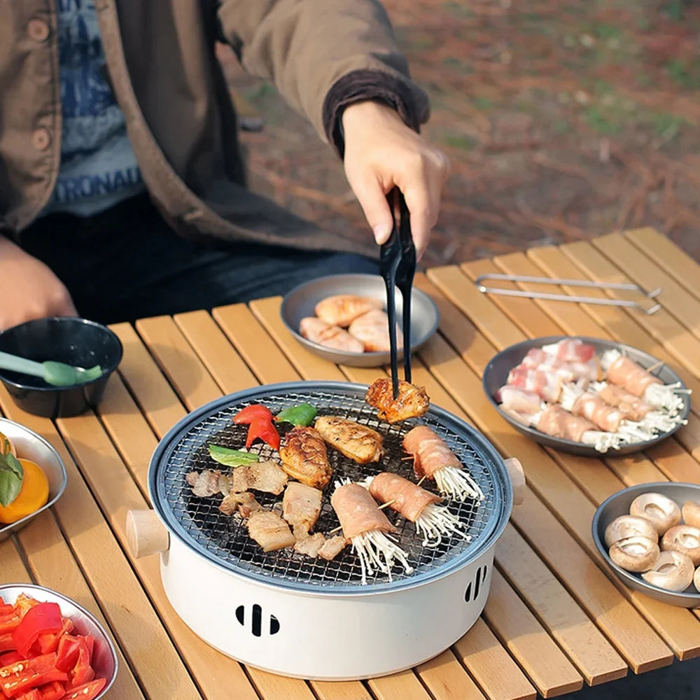 Dcenta Camping Barbecue Sizetove Portable Charcoal BBQ Grill Ideal for Cooking