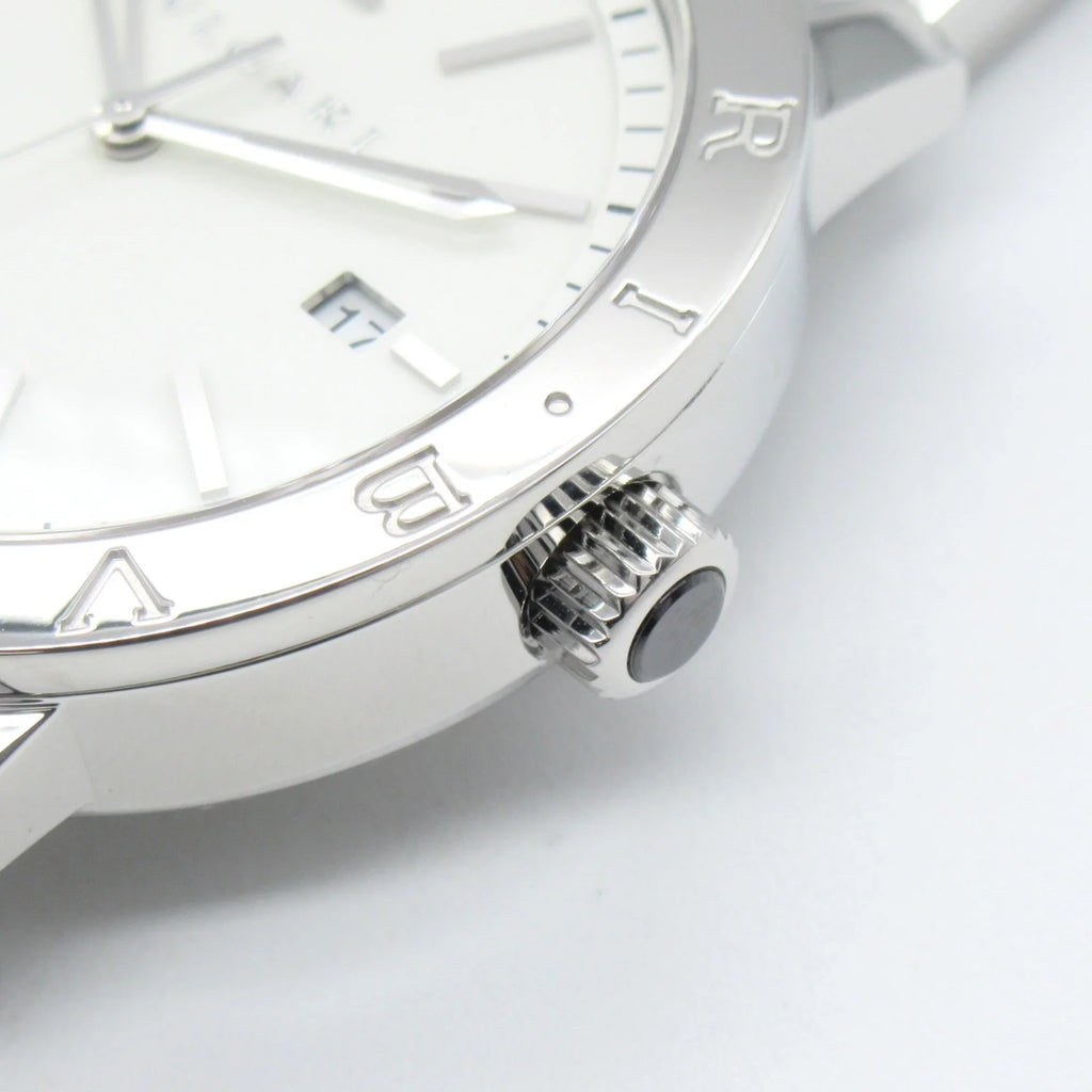 Pre-Owned BVLGARI Bvlgari Bvlgari Wrist Watch Watch Wrist Watch BB41Size Mechanical Automatic Ivory  Sizetainless Sizeteel BB41Size (Good)