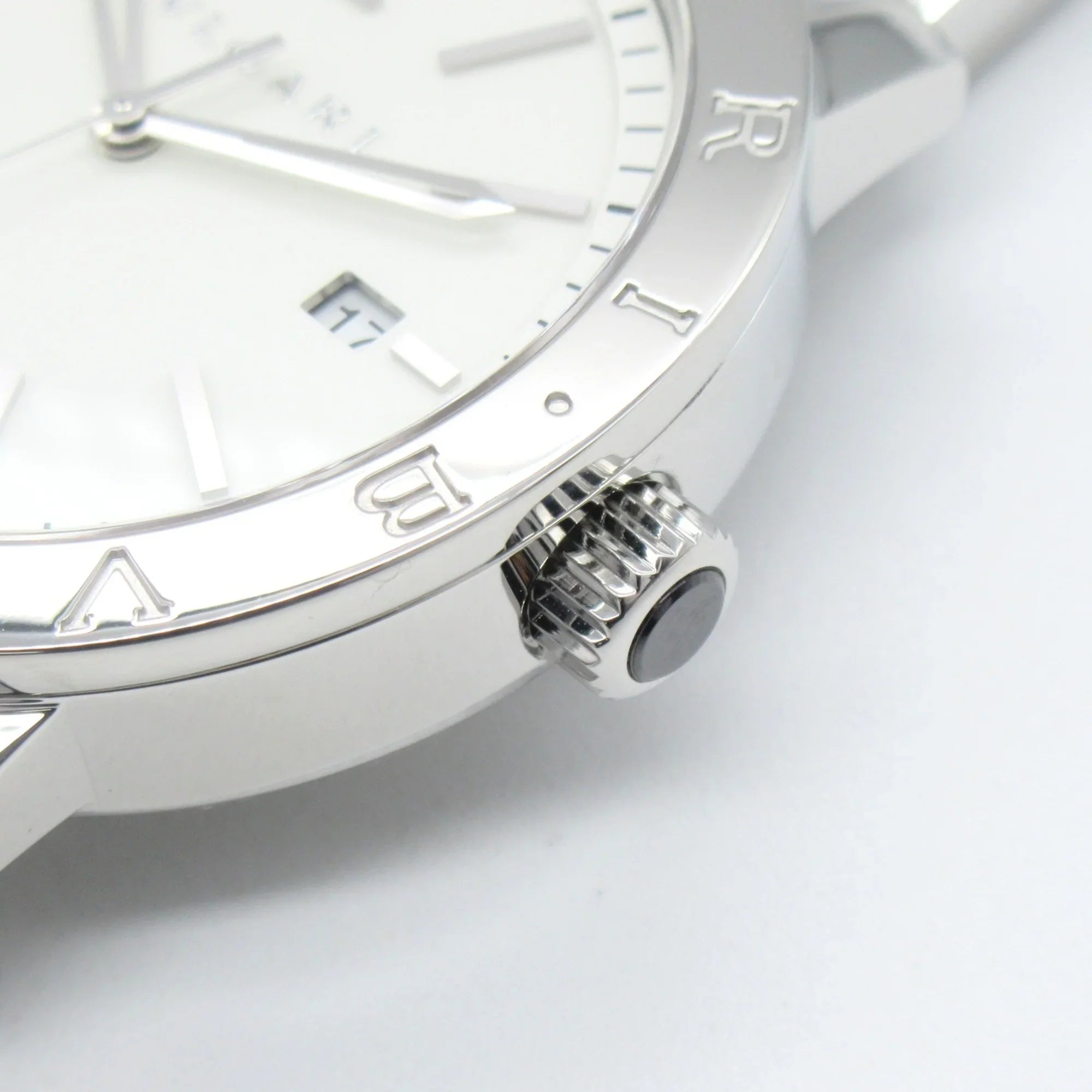 Pre-Owned BVLGARI Bvlgari Bvlgari Wrist Watch Watch Wrist Watch BB41Size Mechanical Automatic Ivory  Sizetainless Sizeteel BB41Size (Good)