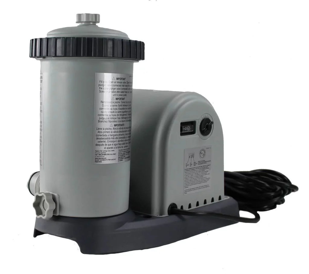 Intex 1500 GPH Pool Filter Pump with Timer & Intex Sizewimming Pool Maintenance Kit