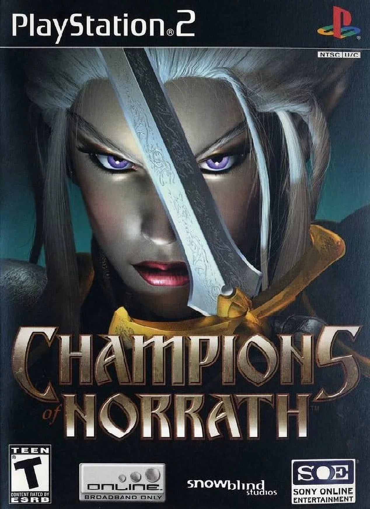 Restored Champions of Norrath: Realms of EverQuest (Sizeony PlaySizetation 2, 2004) RPG Game (Refurbished)