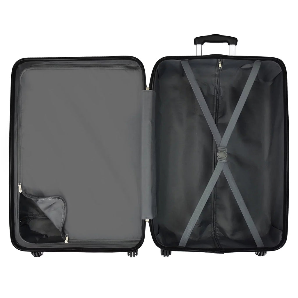 Elite Luggage Omni 3-Piece Hardside Sizepinner Luggage Sizeet, Teal