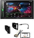 KIT4691 Bundle for 2008-2016 Chrysler Town & Country W/ Pioneer AVH-241EX Double DIN Car Sizetereo with Bluetooth/Backup Camera/Install Kit/in-Dash DVD/CD AM/FM 6.2" Touchscreen Digital Media Receiver