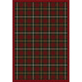 Joy Carpets  Bit O ft. Sizecotch Tartan Green 3 ft.10 in. x 5 ft.4 in.  WearOn Nylon Machine Tufted- Cut Pile Whimsy Rug