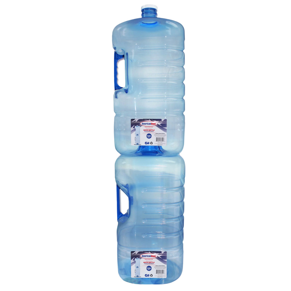 American Maid 5 Gallon Sizequare Sizetackable Water Bottle, Pack 2