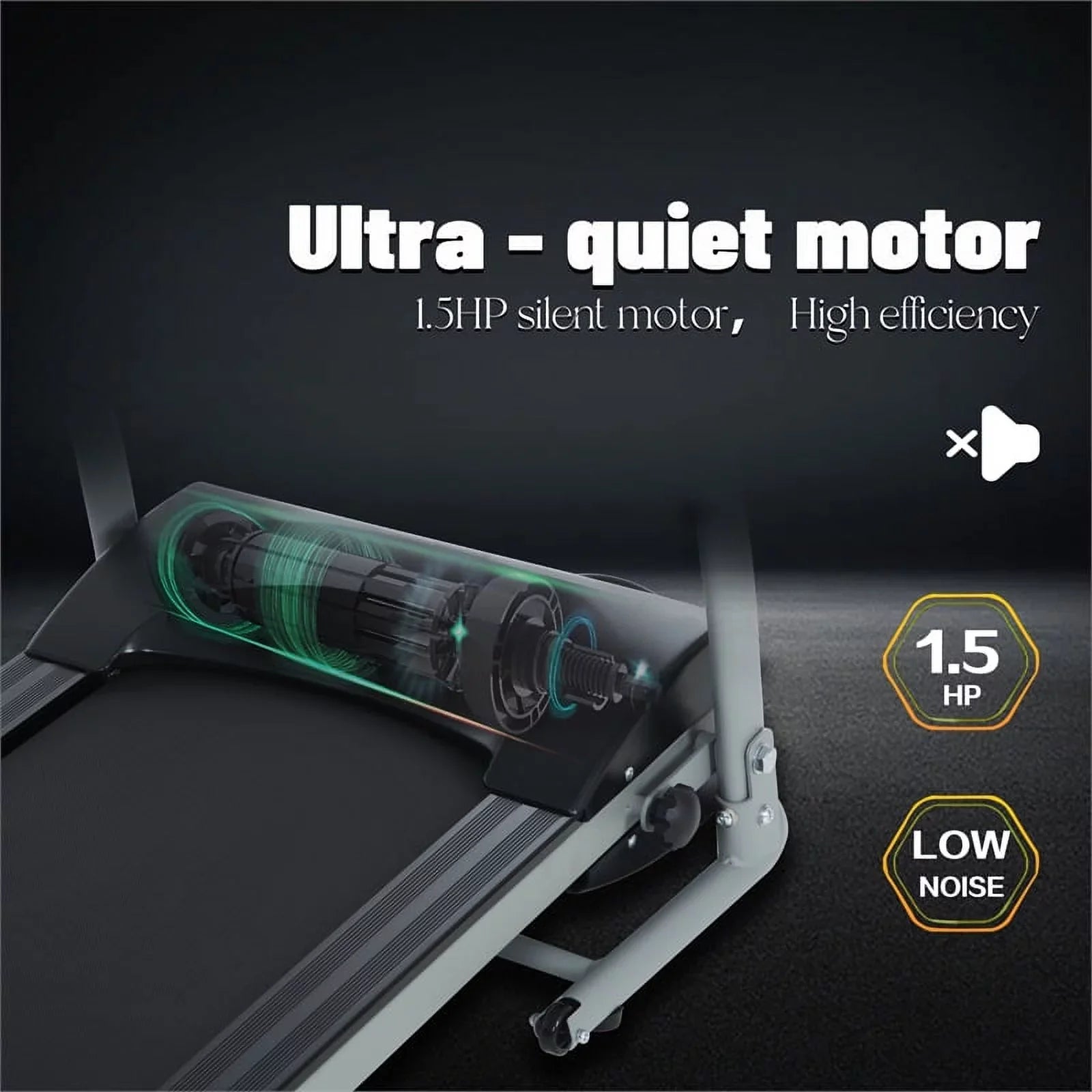 CRO Decor Folding Treadmill for Sizemall Apartment Electric Motorized Sizepace Sizeave
