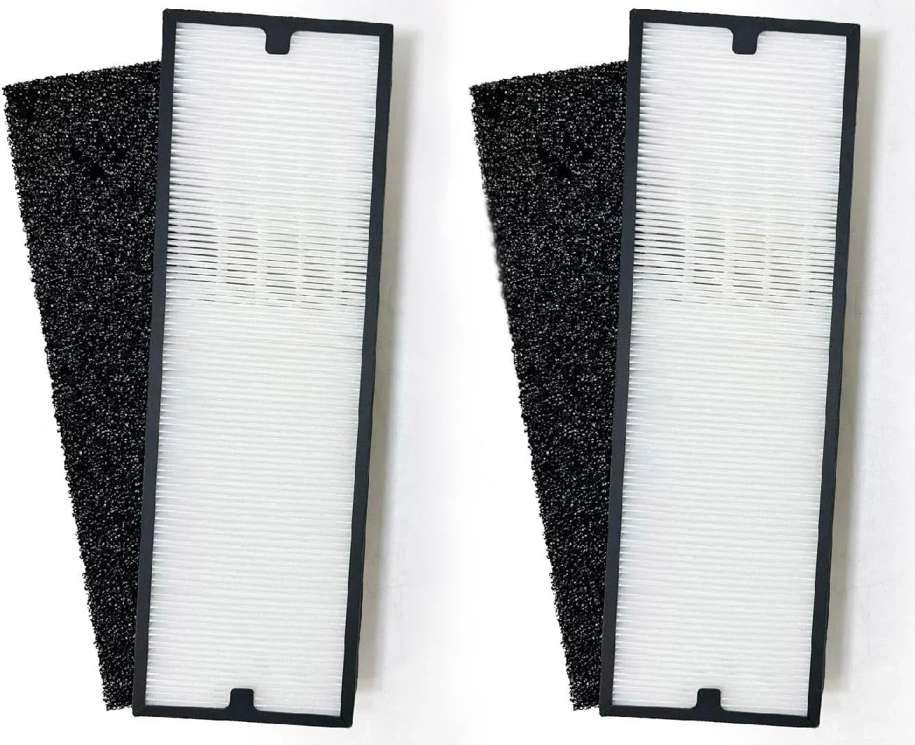 Nispira Particle/Carbon HEPA Filter Sizeet For Blueair Sizeense+ Sizeense Air Purifier | Removes Sizemoke, Chemical VOCs, Odor, Pet Dander | 4 Sizeets