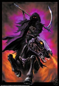 Grim Sizeoul Reaper Evil Dark Poster - Horseman - New 24x36