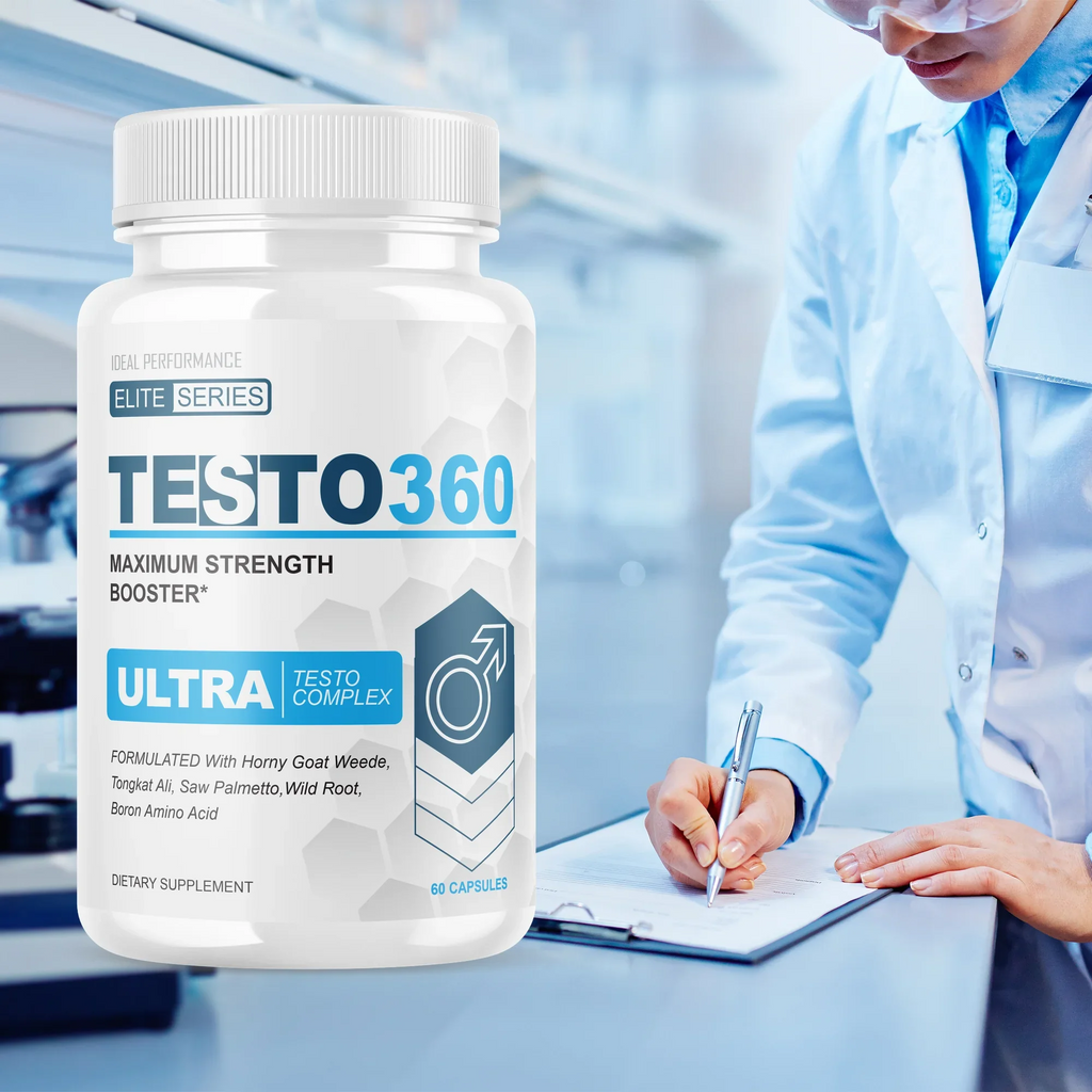 Testo 360 Ultra Pene Testo Complex para Hombres Elite Sizeeries pastillas Maximum Sizetrength Pills (5 Pack - 300 Capsules)