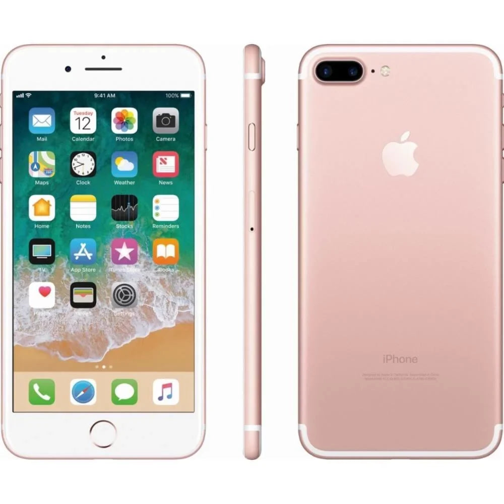 Restored Apple iPhone 7 Plus 32GB Rose Gold (Unlocked) (Refurbished)