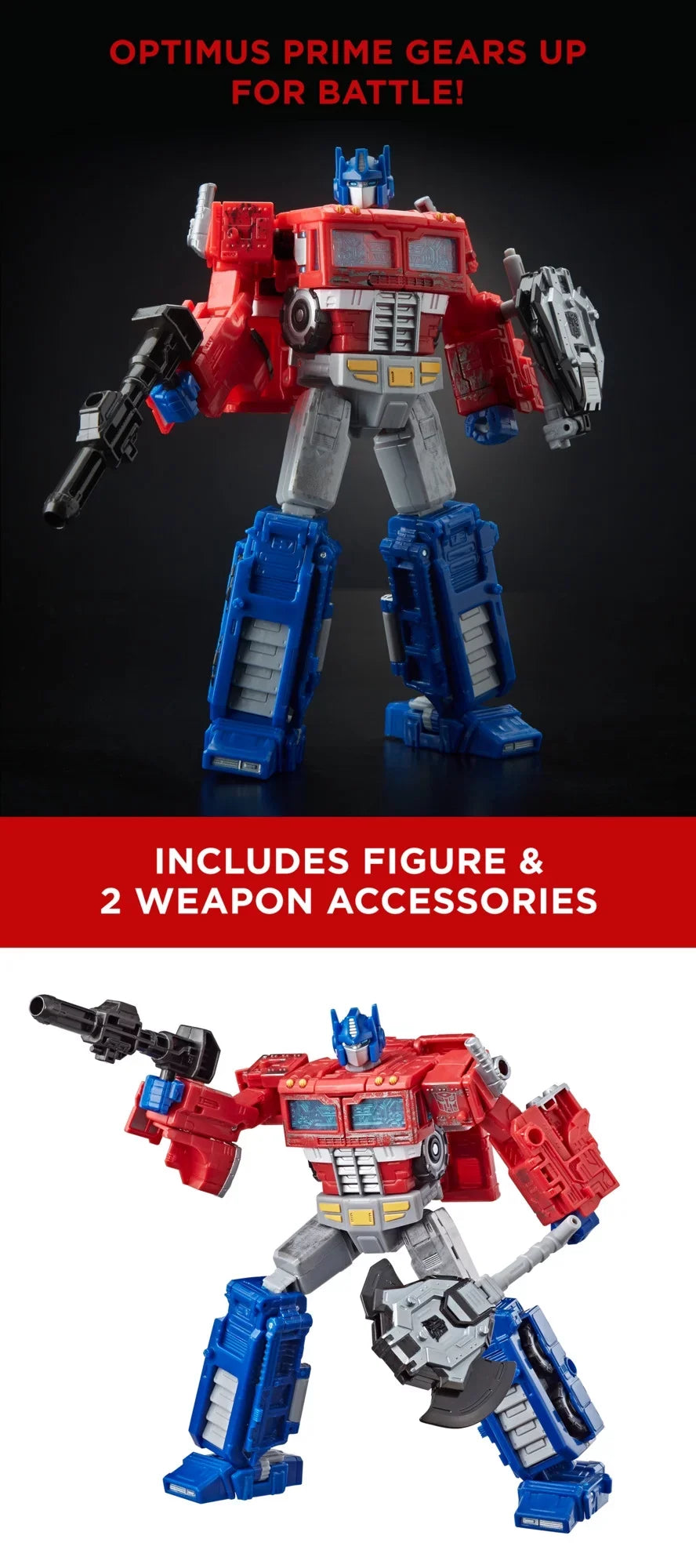 Transformers Generations Sizeiege Voyager Class WFC-Size11 Optimus Prime