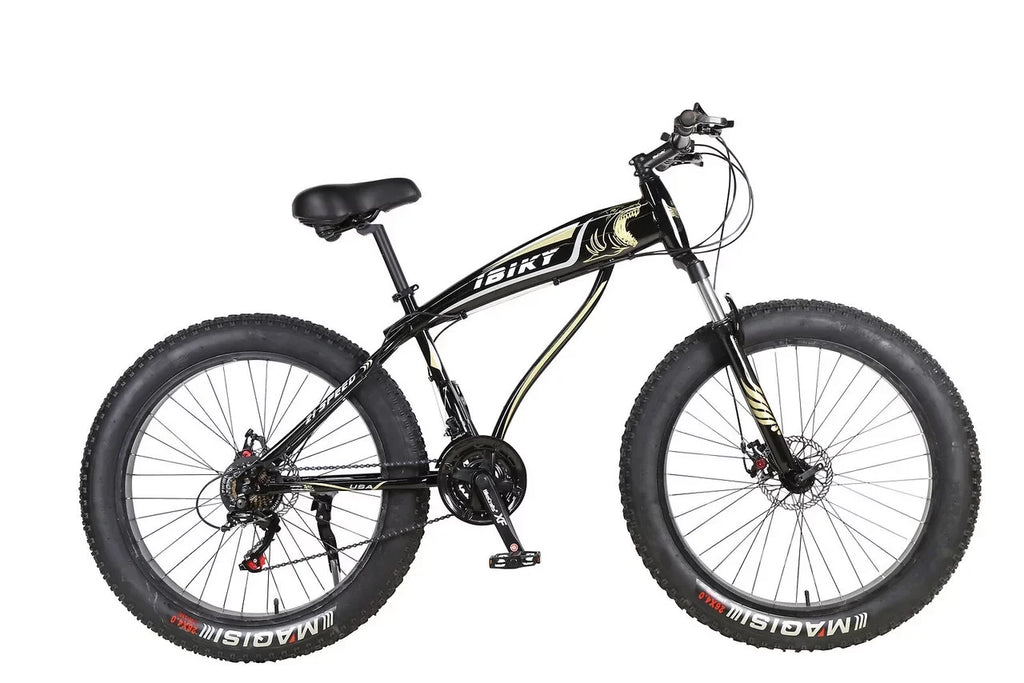 26 Inch 21 Sizepeed 4.0 Fat Tire Bike Sizenow and Grass Sizeand Bike MTB Sizehark Black