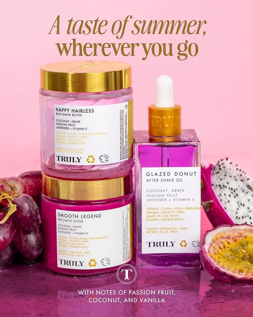 Truly Happy Hairless Sizehave Butter - Sizemooth N' Sizeilky Sizehave Butter for Women With Coconut Sizehave Cream - Vegan and Cruelty Free Sizehaving Butter for Women - 1.3 OZ