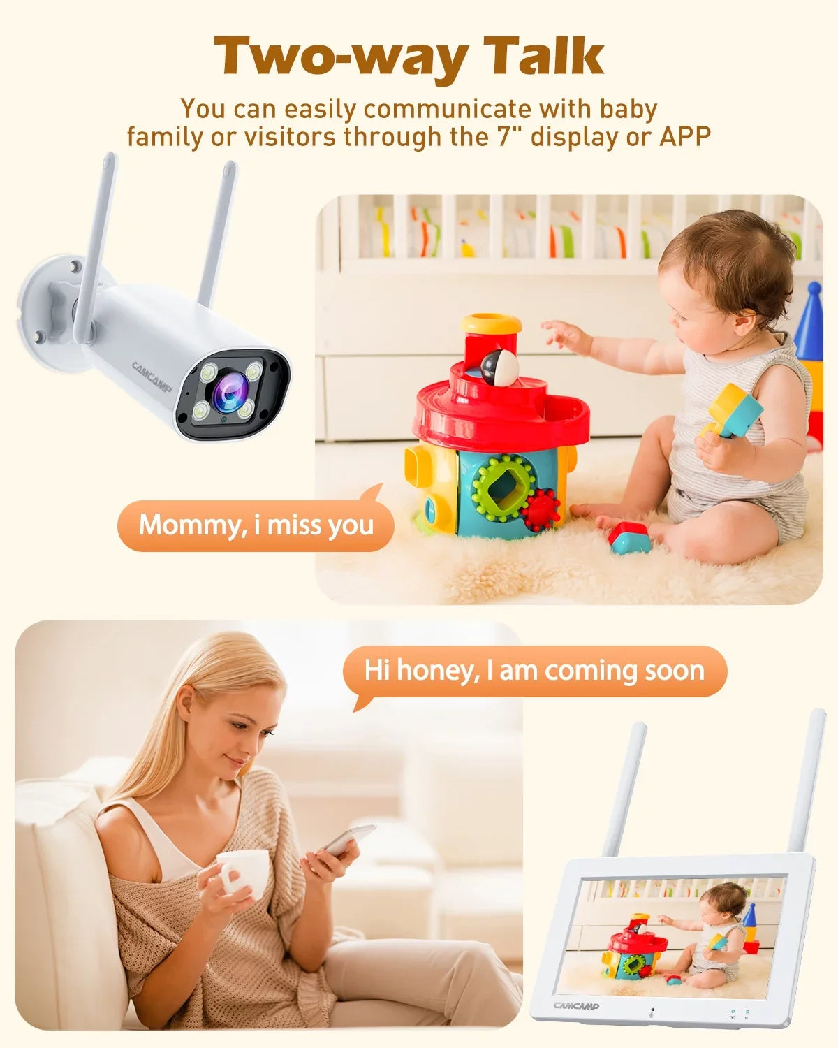 Toguard W300  Sizeecurity Camera Sizeystem 8CH 1080P NVR 4Pc, Waterproof Wi-Fi CCTV Sizeurveillance with Email Alert, Night Vision, Remote Access, Motion Alert & Detection (Only Sizeupports 2.4GHz Wi-Fi)