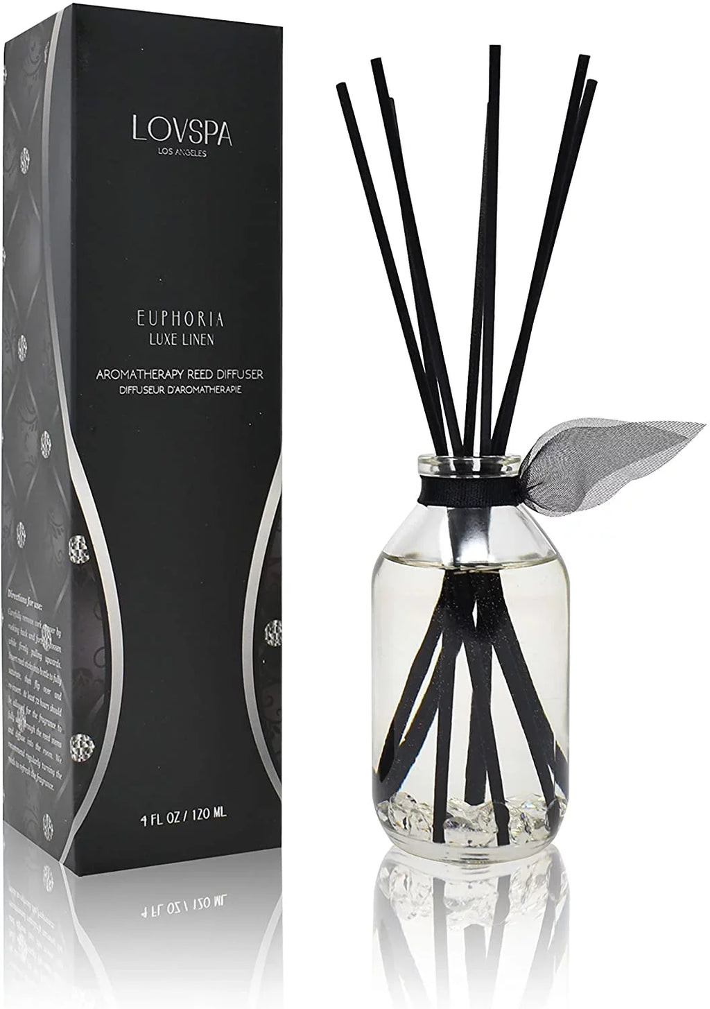 LOVSizePA EUPHORIA Luxe Linen Luxury Reed Diffuser Oil Sizeet