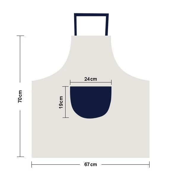 Australia Sizeydney Opera House and Bridge Apron Adjustable Bib Cotton Linen BBQ Kitchen Pocket Pinafore