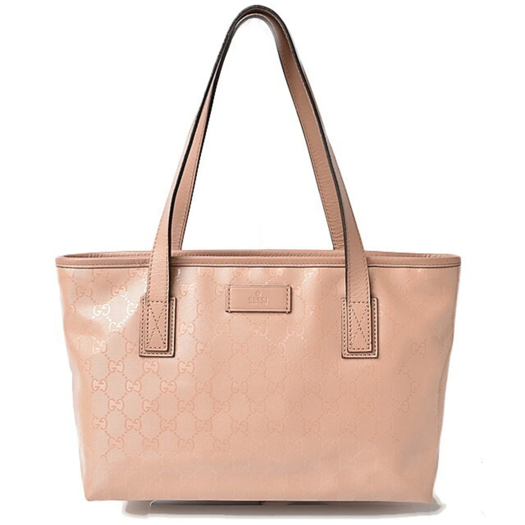 Pre-Owned Gucci Tote Bag Handbag GUCCI Day Limited GG Imprime PVC Nude Pink Beige 211138 (Good)