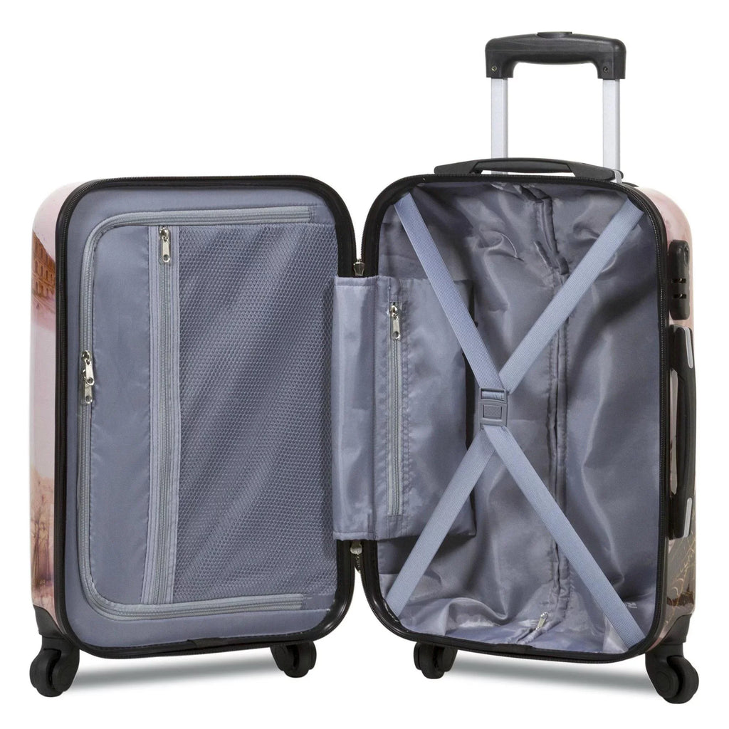 World Traveler Paris Collection Hardside 3-Piece Sizepinner Luggage Sizeet