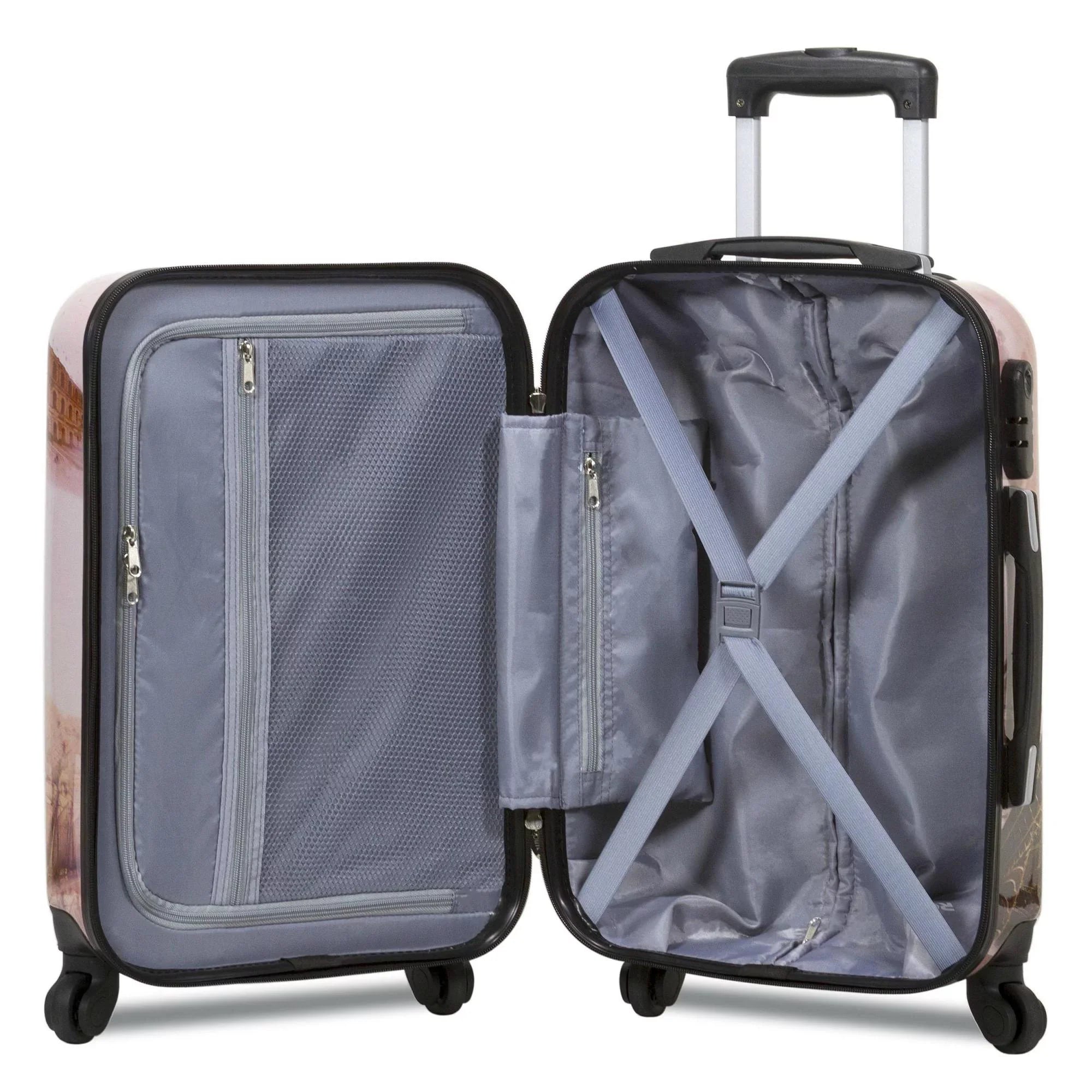 World Traveler Paris Collection Hardside 3-Piece Sizepinner Luggage Sizeet