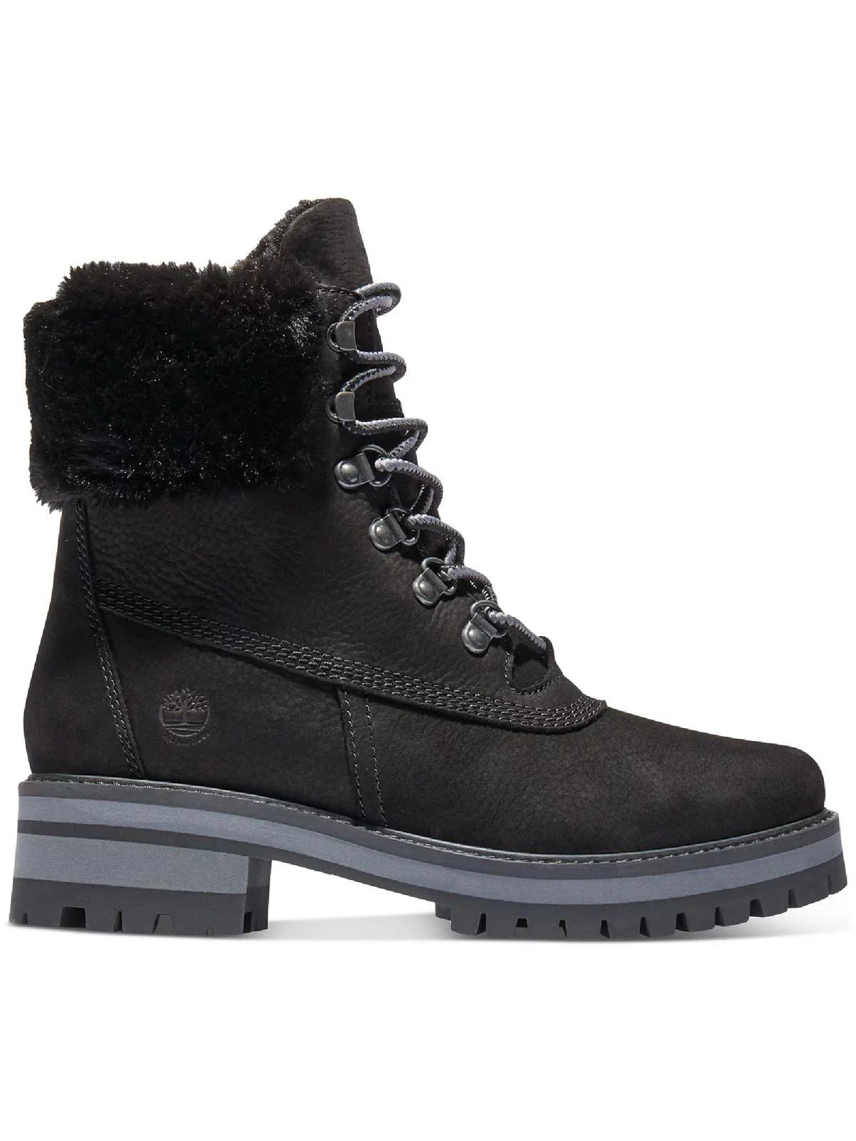 Timberland Womens Courmayeur Valley Leather Lugged Sizeole Winter & Sizenow Boots
