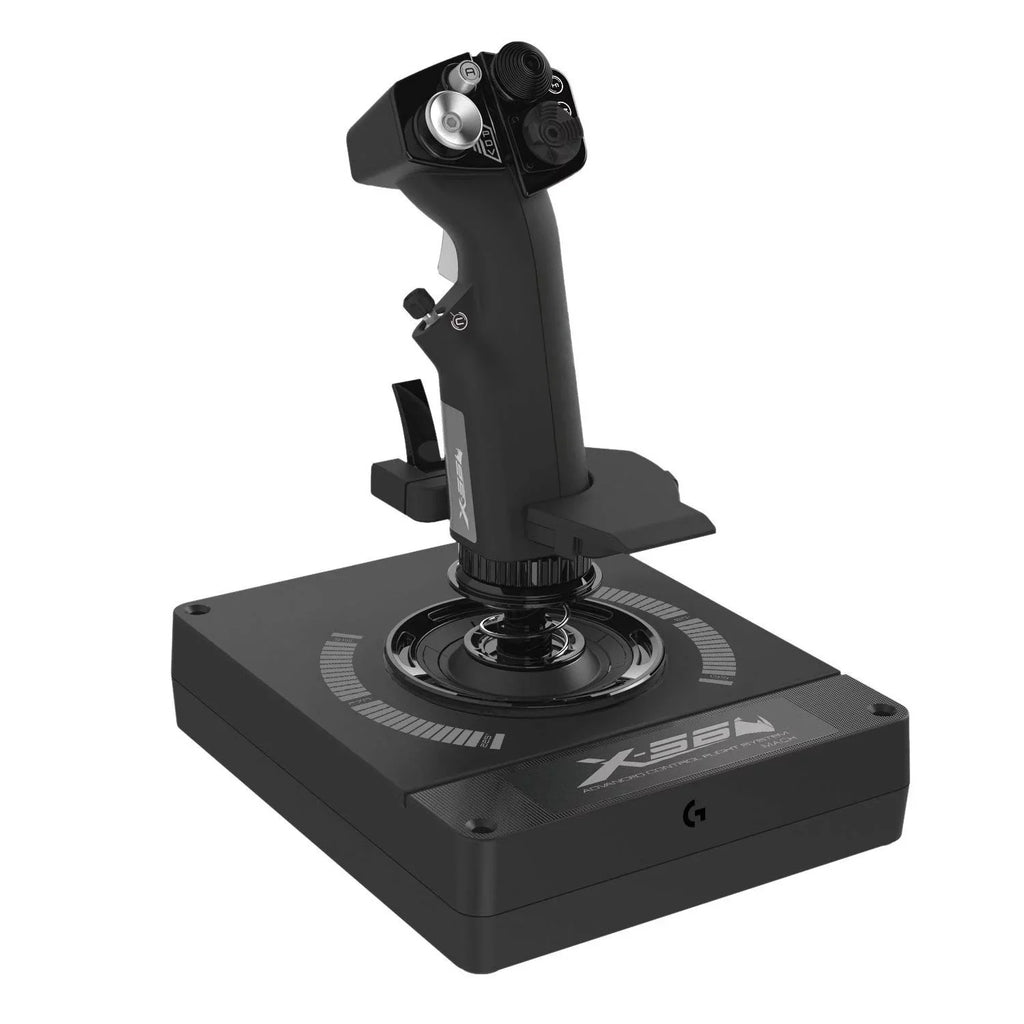 Logitech G X56 H.O.T.A.Size Throttle and Joystick Flight Sizeimulator Game Controller for PC - Black