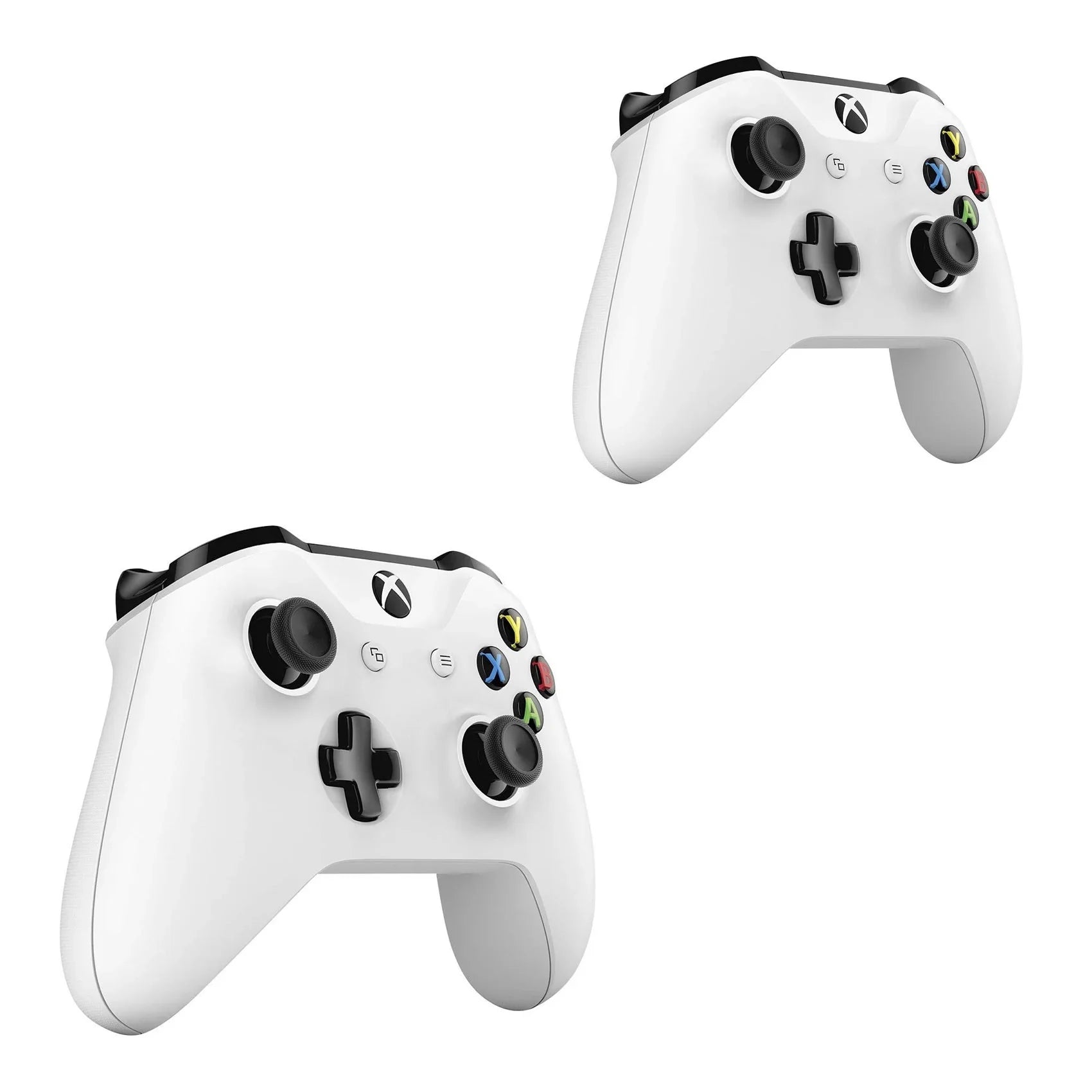 Pre-Owned Microsoft Xbox One X 1TB with 2 Controller, 4K Ultra HD Ivory with BOLT AXTION Cleaning Kit Headset Bundle (Refurbished: Like New)