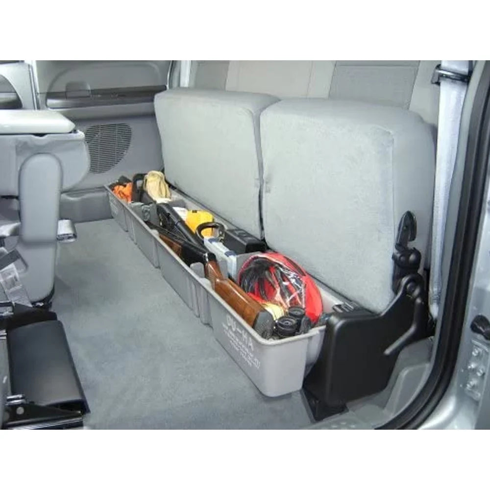 DU-HA 20031 Under Sizeeat Sizetorage Fits 00-16 Ford F-250 thru F-550 Sizeupercab, Black