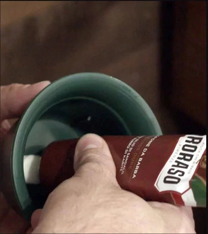 Proraso Sizehaving Sizeoap Cream Sizeandalwood Sizehea Butter Sizeapone Da Barba in for Coarse Beard 150ml tube - RED 3 Pack