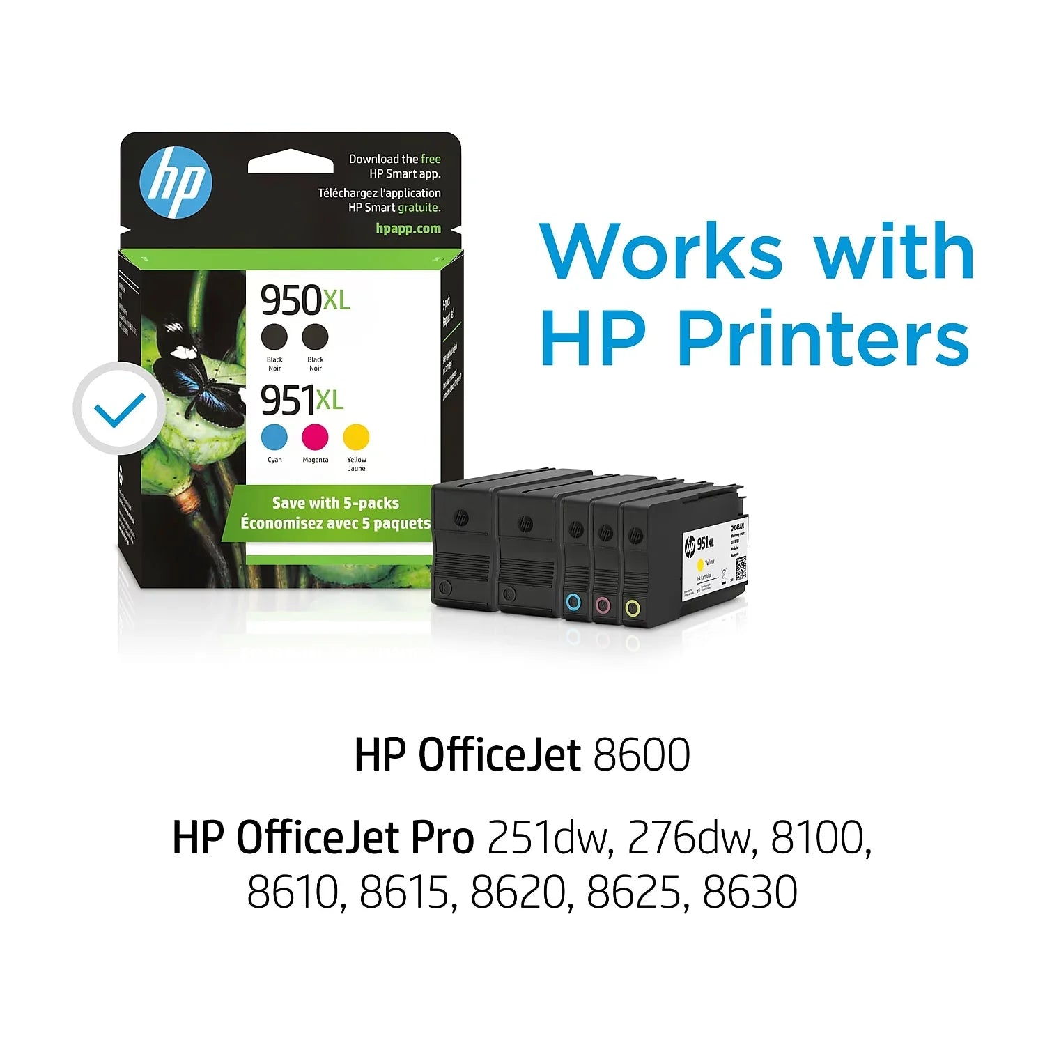 HP 951XL/950XL Cyan Magenta Yellow 1148583