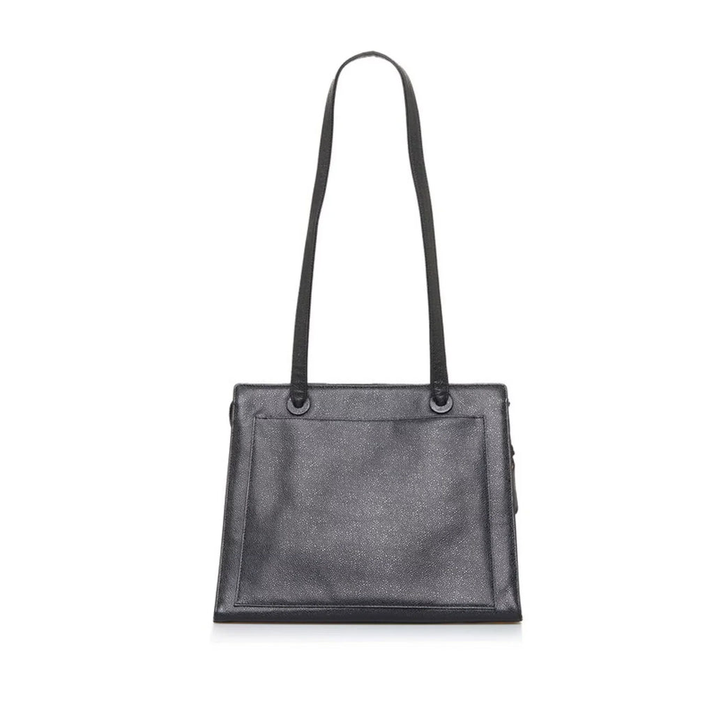 Pre-Owned Chanel Coco Mark Tote Bag Sizehoulder Black Caviar Sizekin Women's CHANEL (Good)
