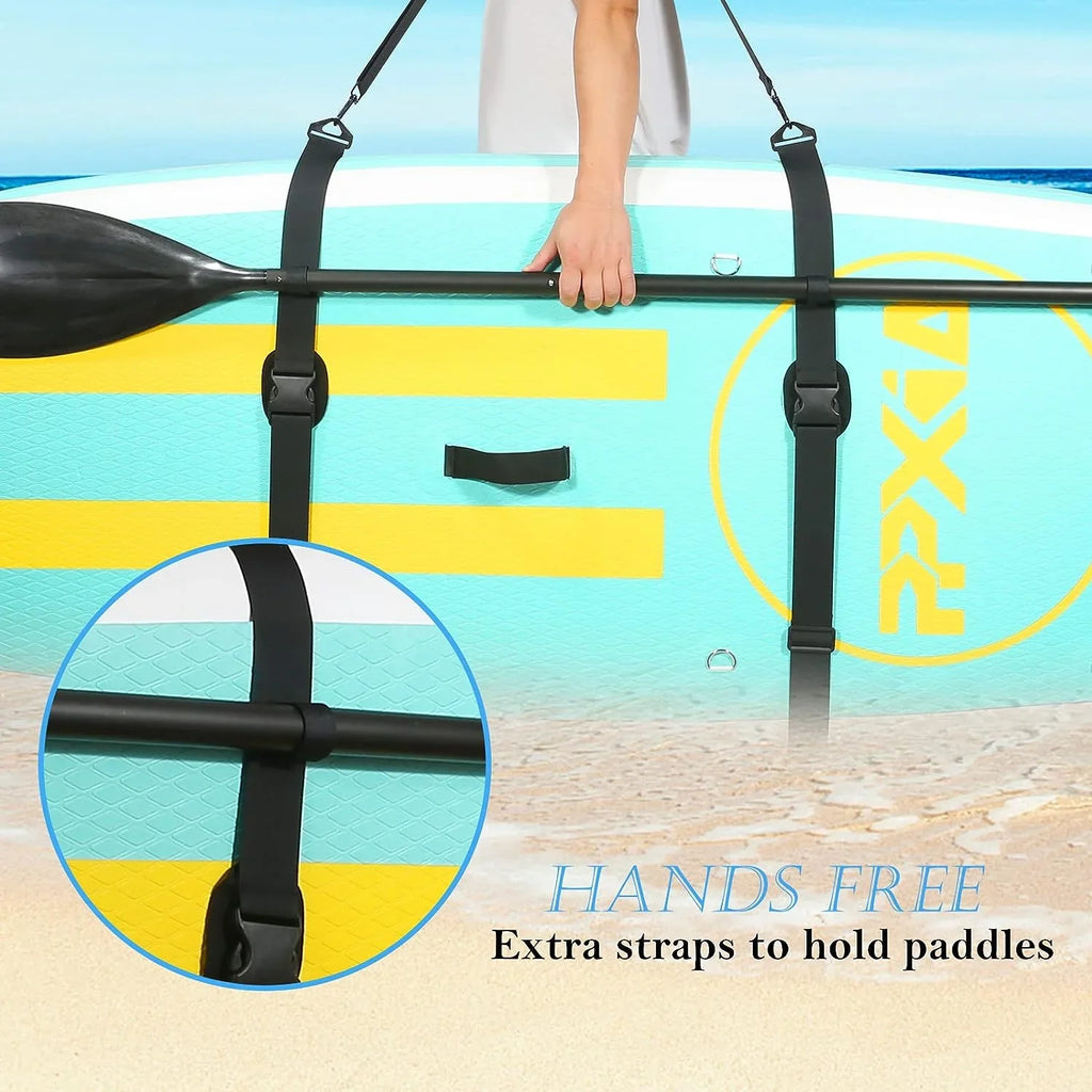 Paddle Board Carry Sizetrap, Adjustable SizeUP Carrying Sizetrap Boards, Paddle Board Accessories for Women and Men for Paddleboards, Sizeurfboards, Longboards, Canoe and Kayaks