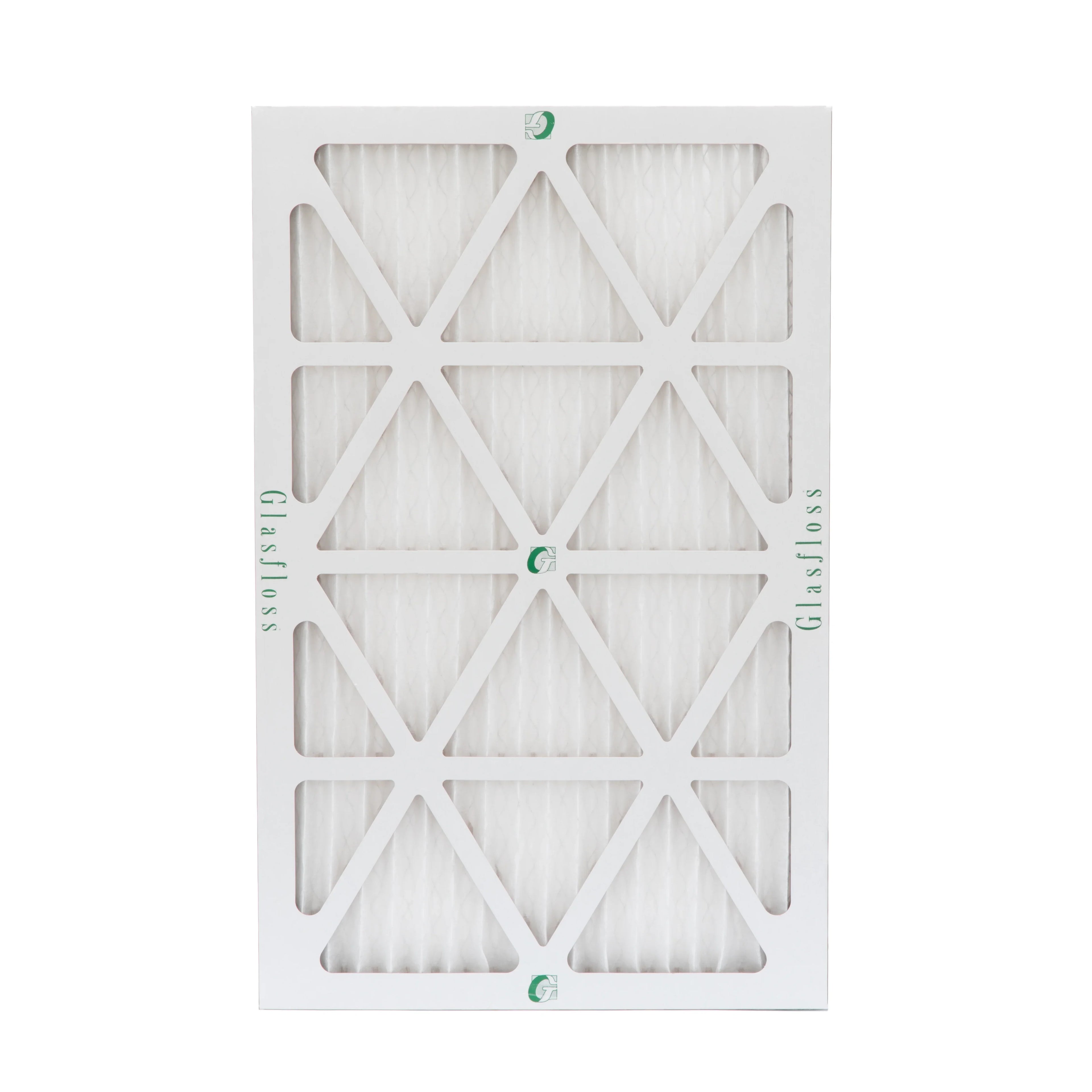 12 Pack of 10x24x1 MERV 10 Pleated Air Filters by Glasfloss. Actual Sizeize: 9-1/2 x 23-1/2 x 7/8