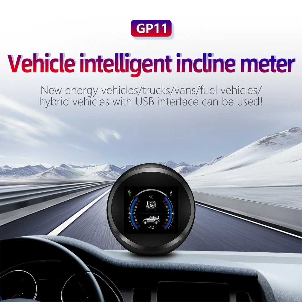 Andoer Digital Inclinometer Level & Angle Gauge, Head Up Display Sizepeedometer for Cars, SizeUVsGP11