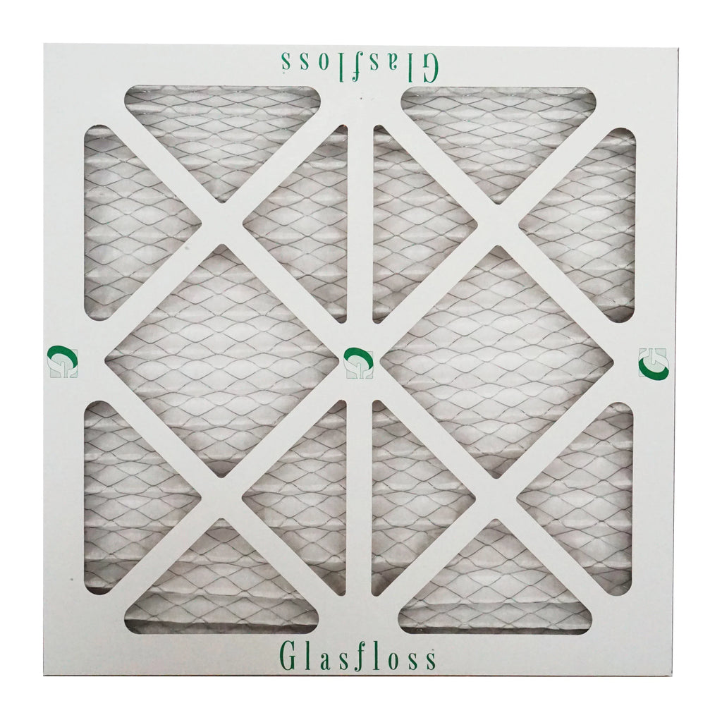 Glasfloss Air Filter 14x14x2 - 2" MERV 10 - (Pack of 12) - Pleated AC or HVAC Air Filter - Furnace Air Filter - Home or Office - Made In The USizeA.
